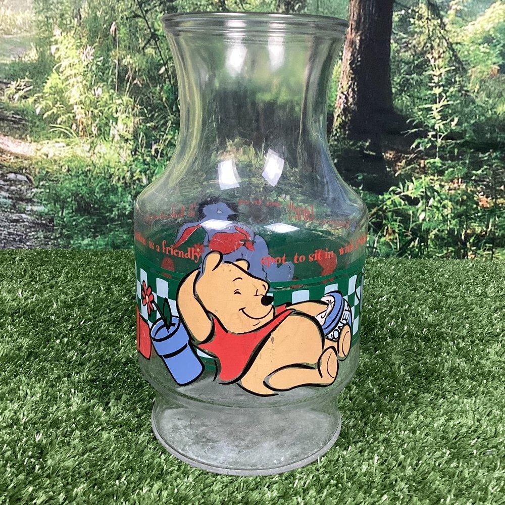 Disney Winnie The Pooh Glass Carafe